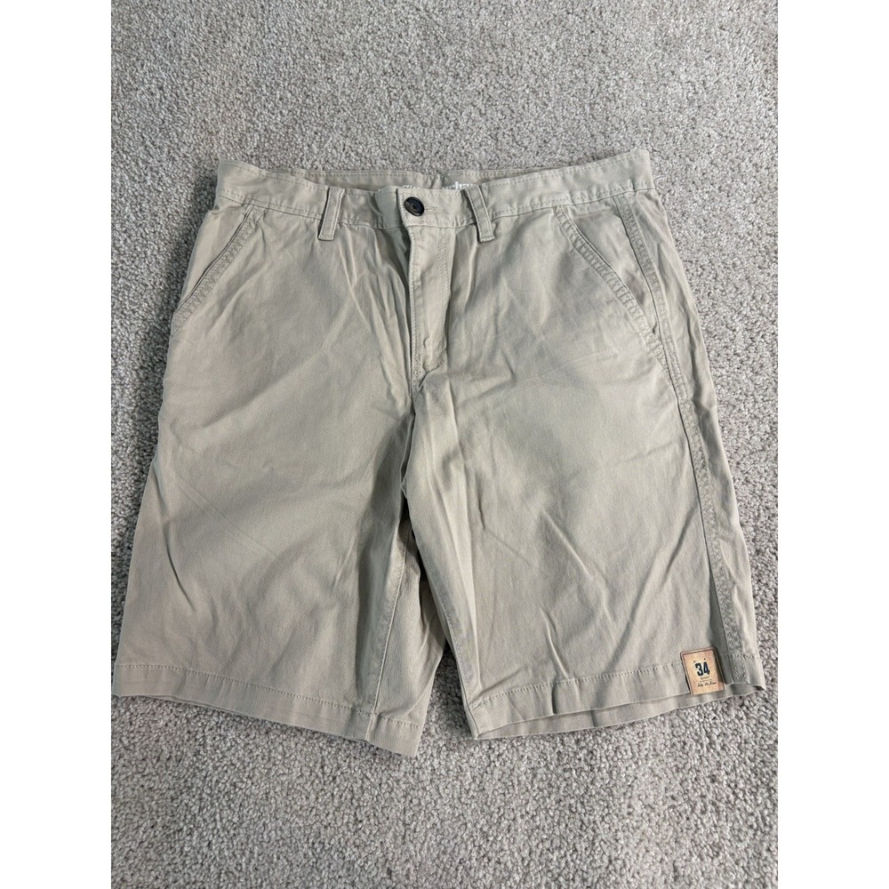 Urban Pipeline Mens Khaki Chino Shorts Size 34 Beige Y2K Skate